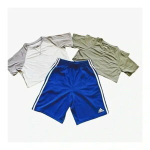 Adidas Boys Shorts and T-Shirts Bundle SZ 10/12